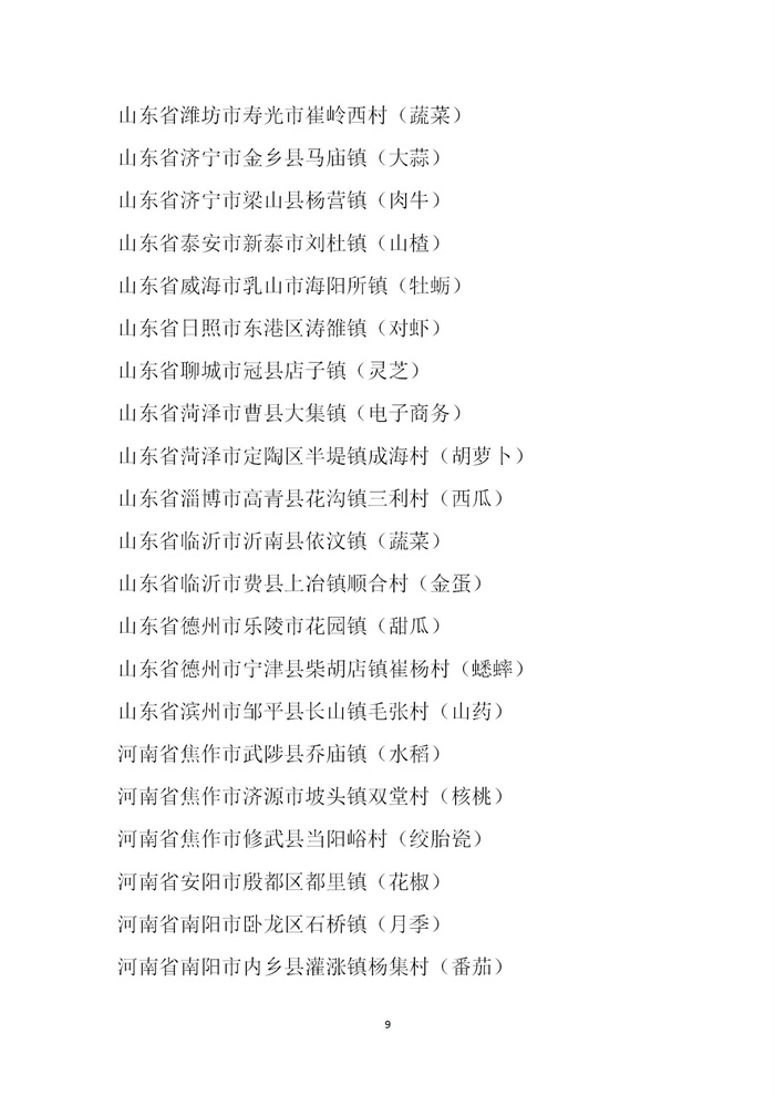 【名單公示】第十一批全國“一村一品”示范村鎮(zhèn)名單公示(圖9) 【名單公示】第十一批全國“一村一品”示范村鎮(zhèn)名單公示(圖9)